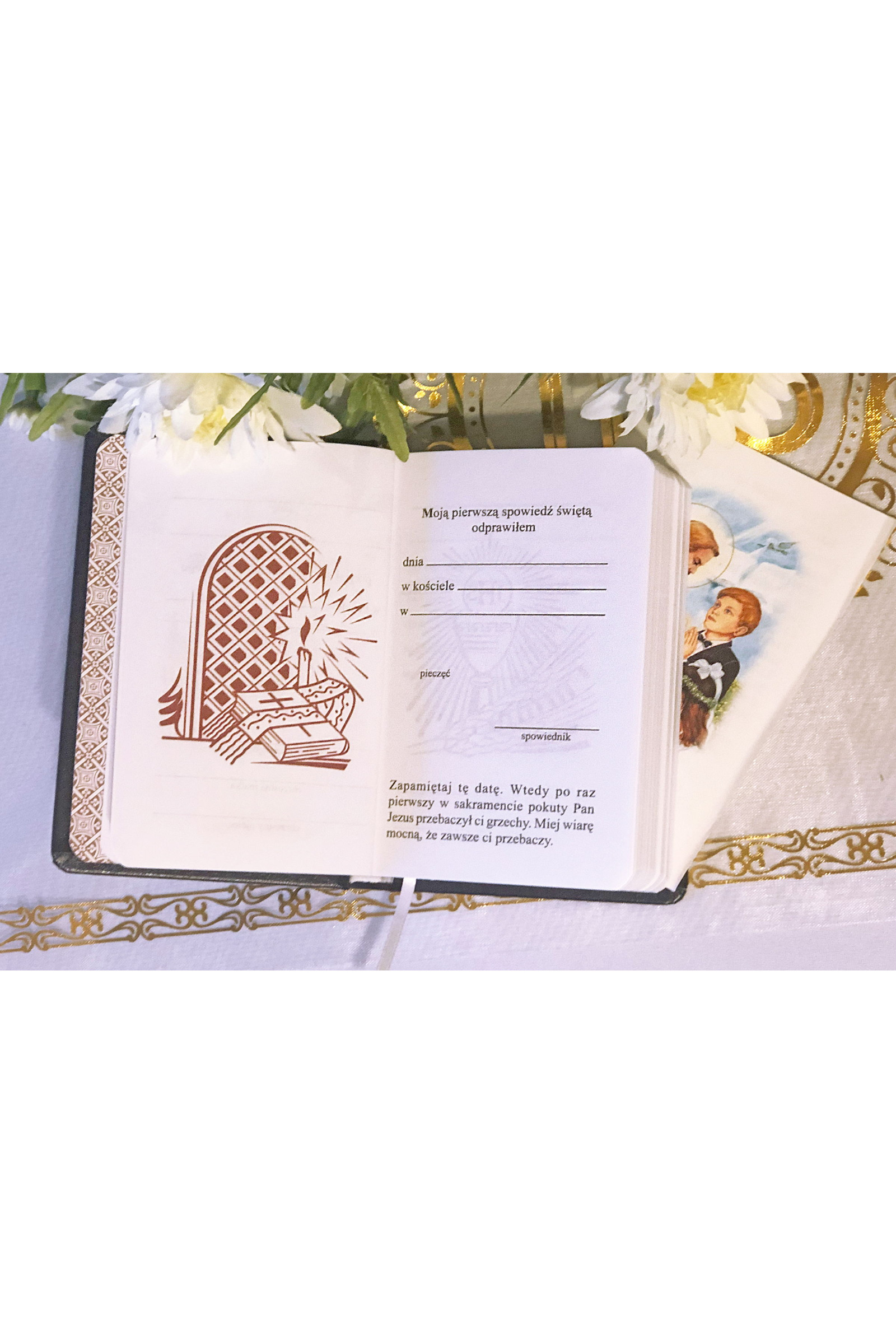 Książeczka komunijna MPK 10/granatowa - obraz 4