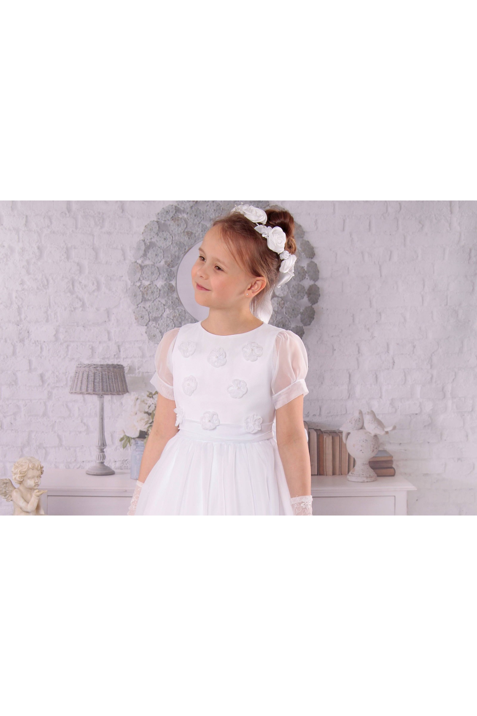 Elegancka sukienka komunijna T5/EL - obraz 1