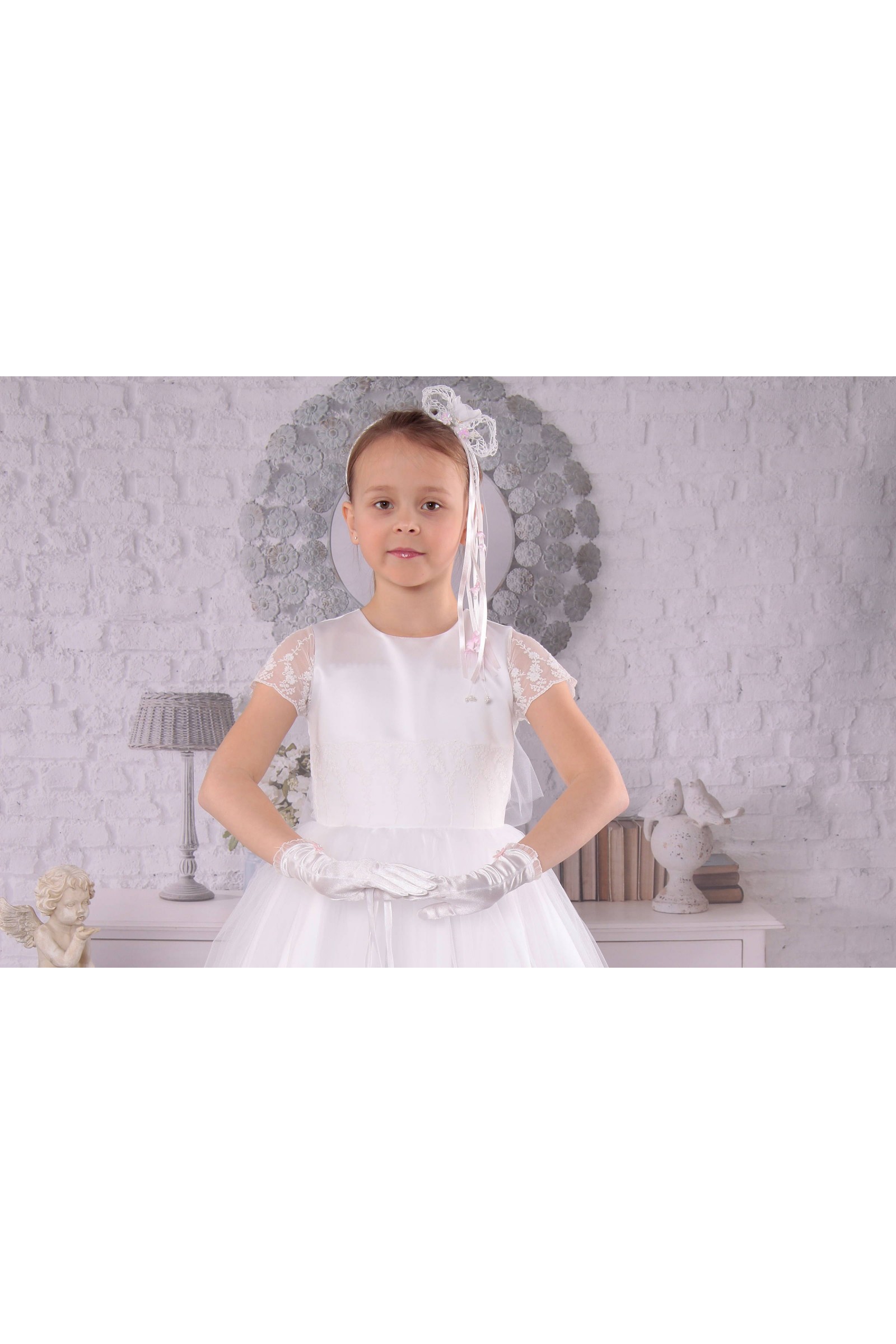 Elegancka sukienka komunijna B1/EL - obraz 1