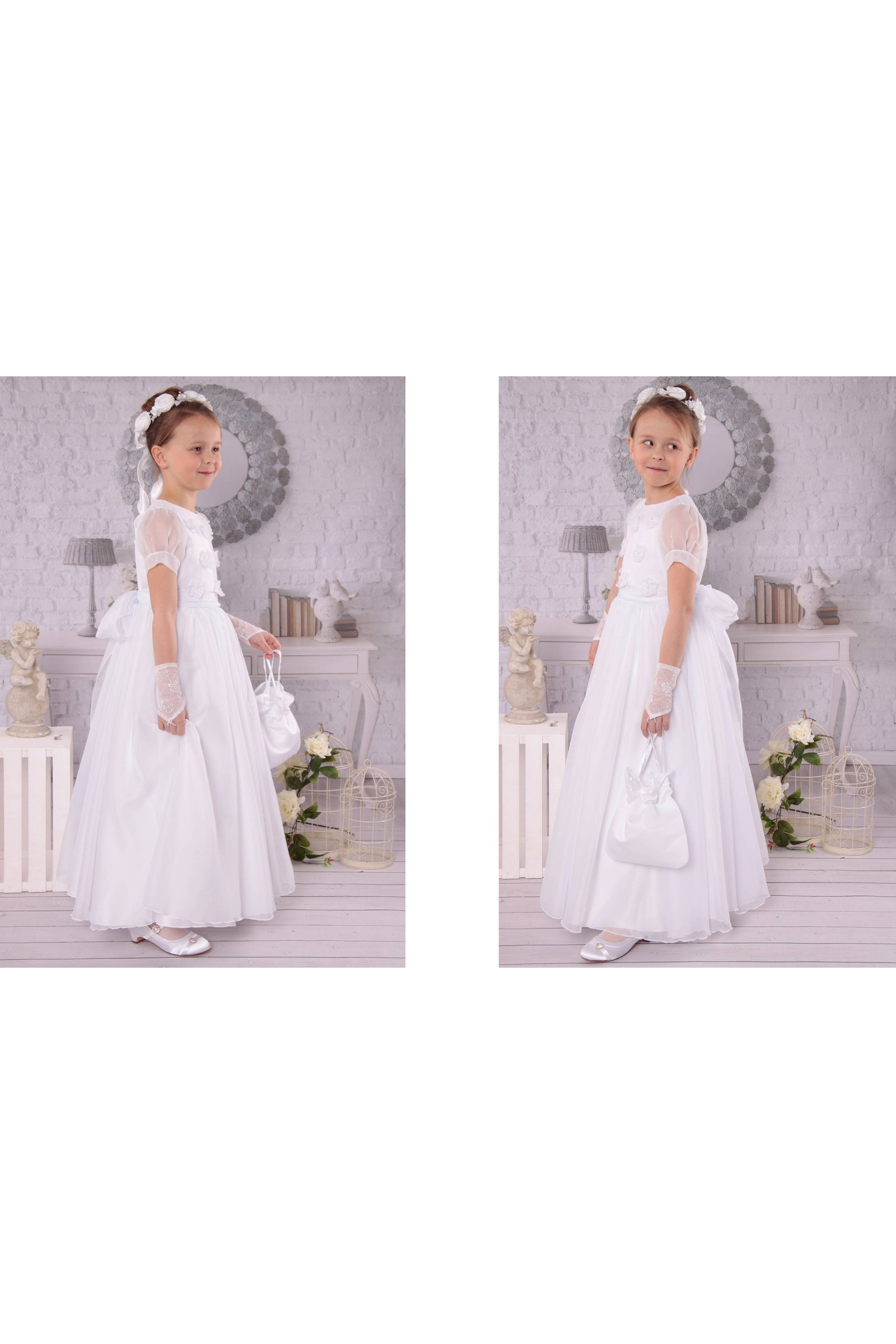 Elegancka sukienka komunijna T5/EL - obraz 2