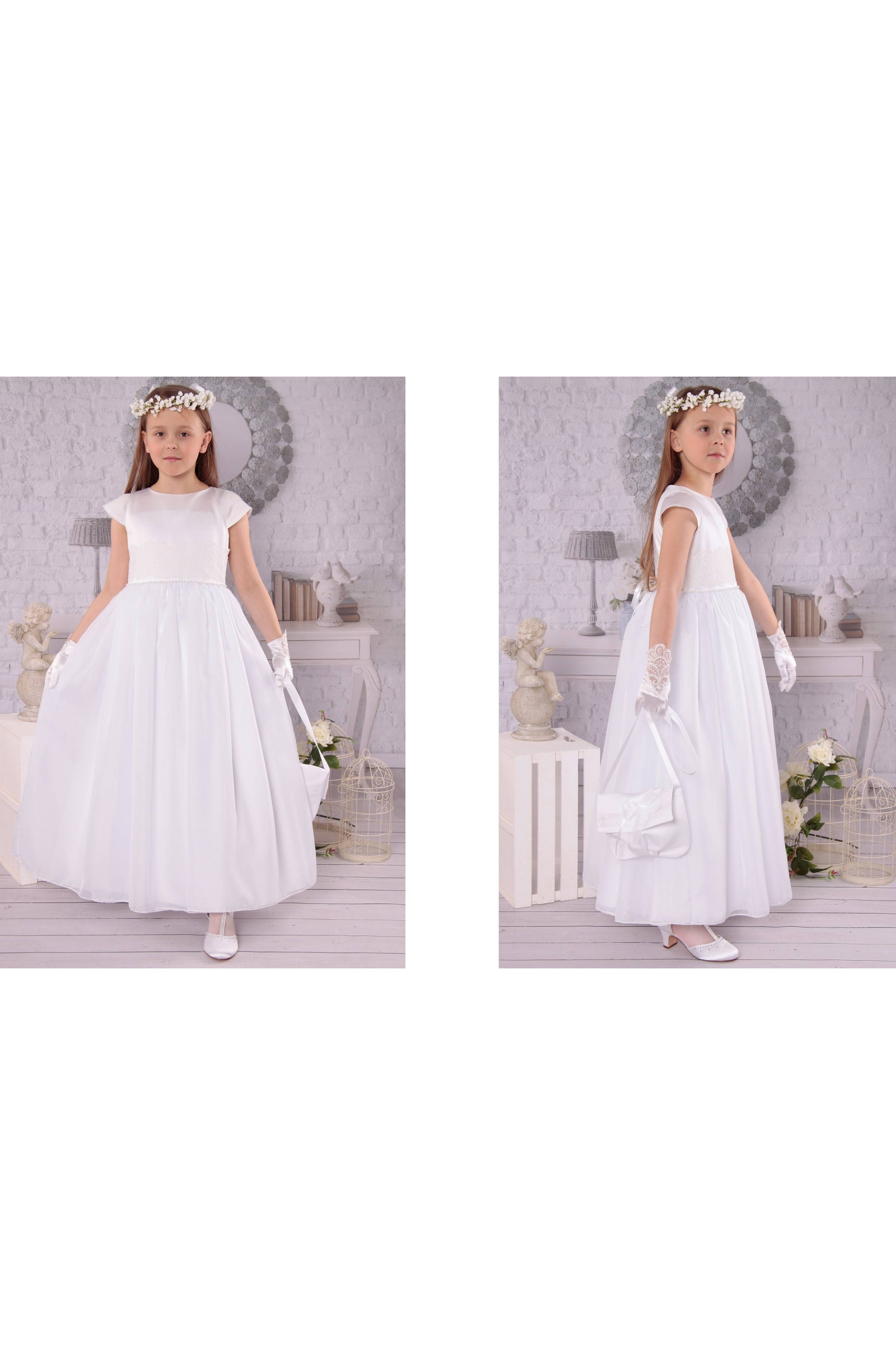 Elegancka sukienka komunijna T3/EL - obraz 3