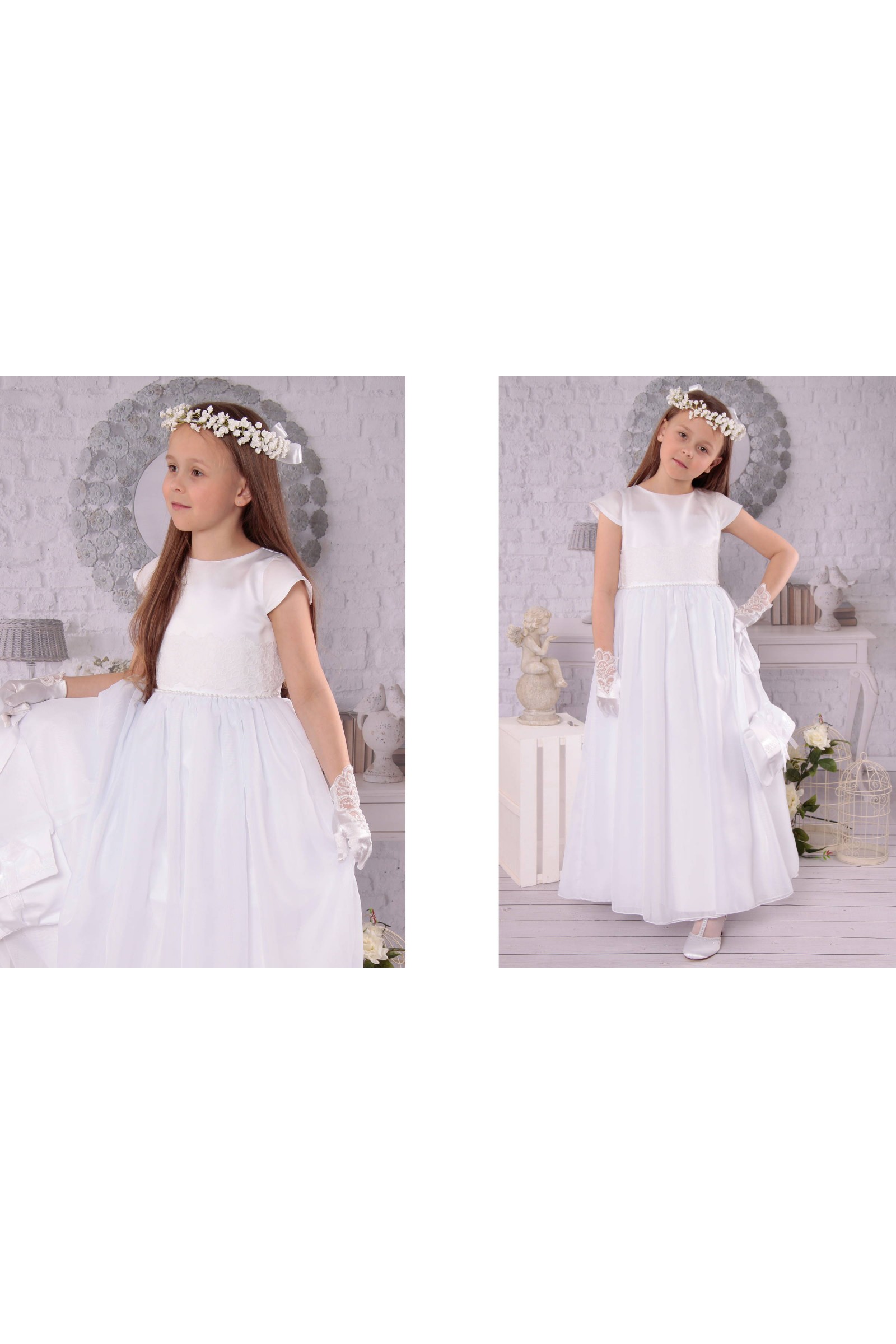 Elegancka sukienka komunijna T3/EL - obraz 2