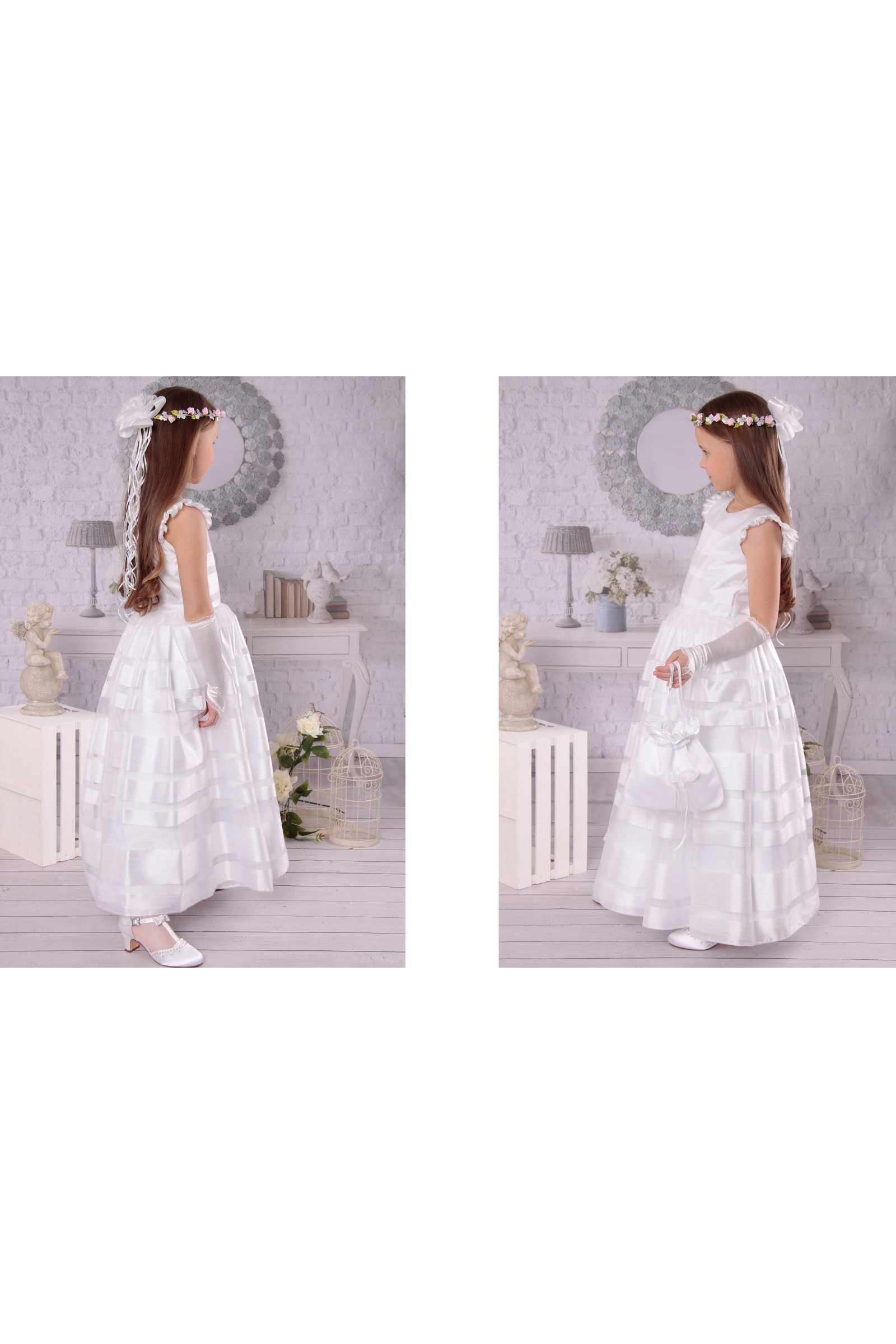 Elegancka sukienka komunijna T2/EL - obraz 4