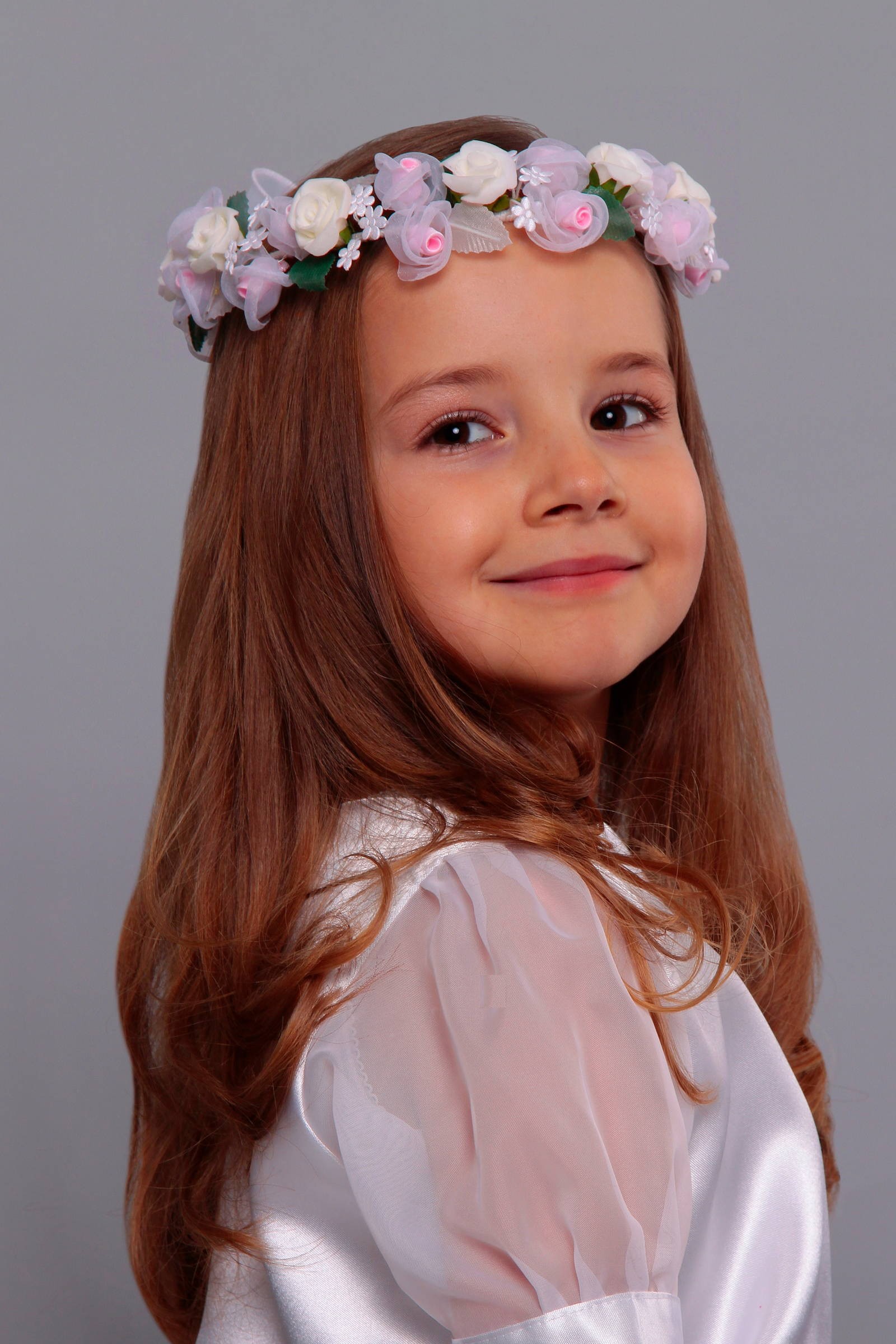 Wianek komunijny klasyczny W14 - obraz 1