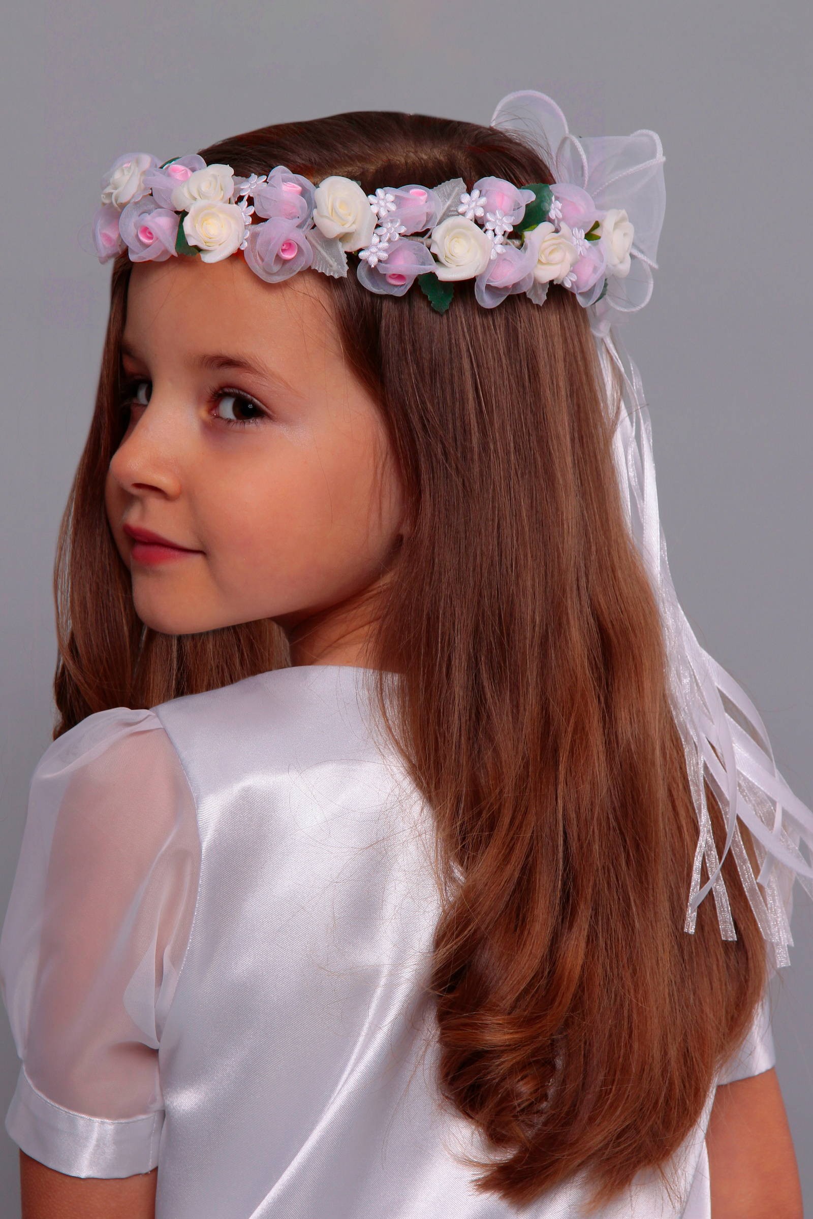 Wianek komunijny klasyczny W14 - obraz 0