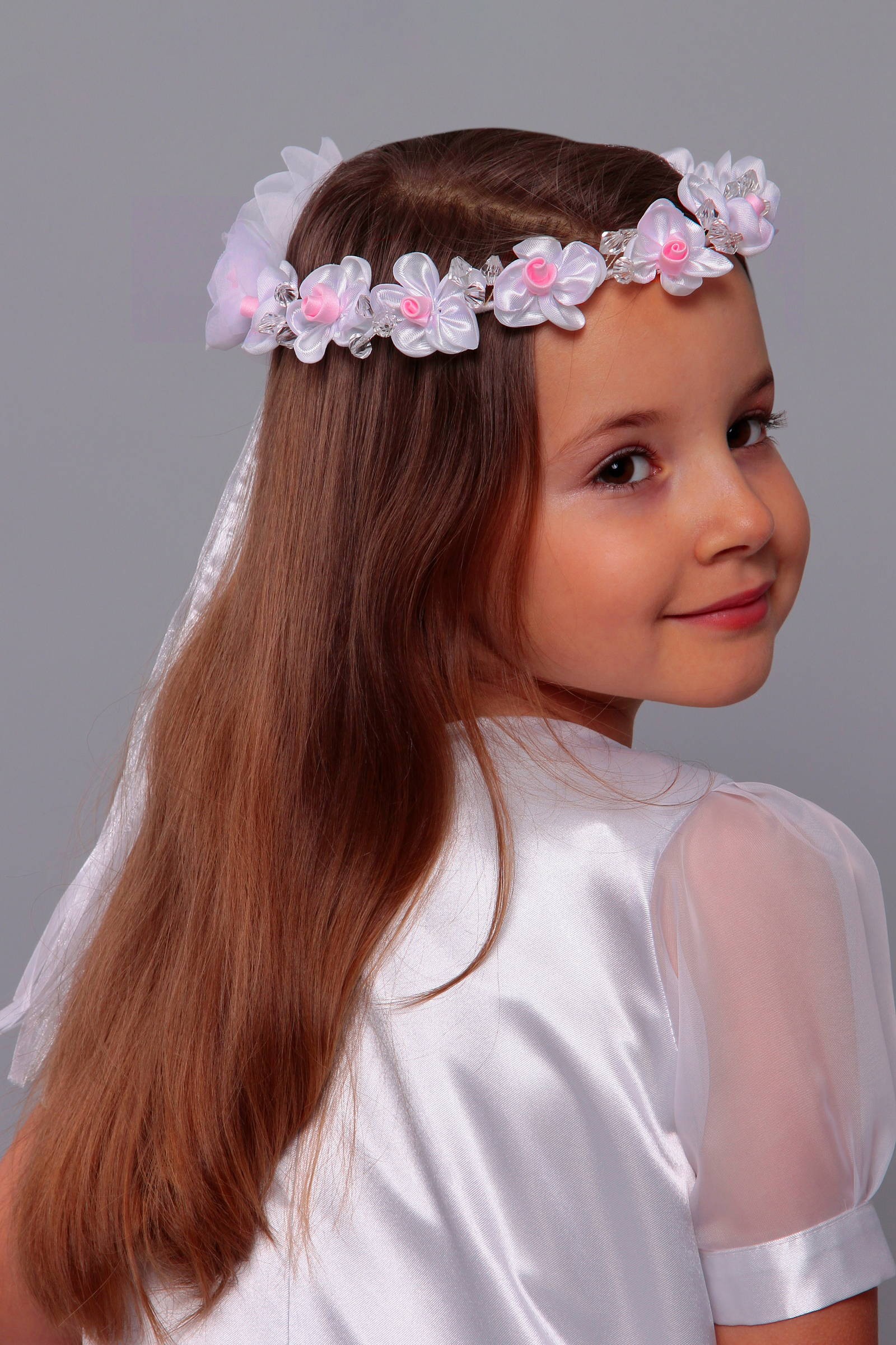 Wianek komunijny delikatny W16 - obraz 0