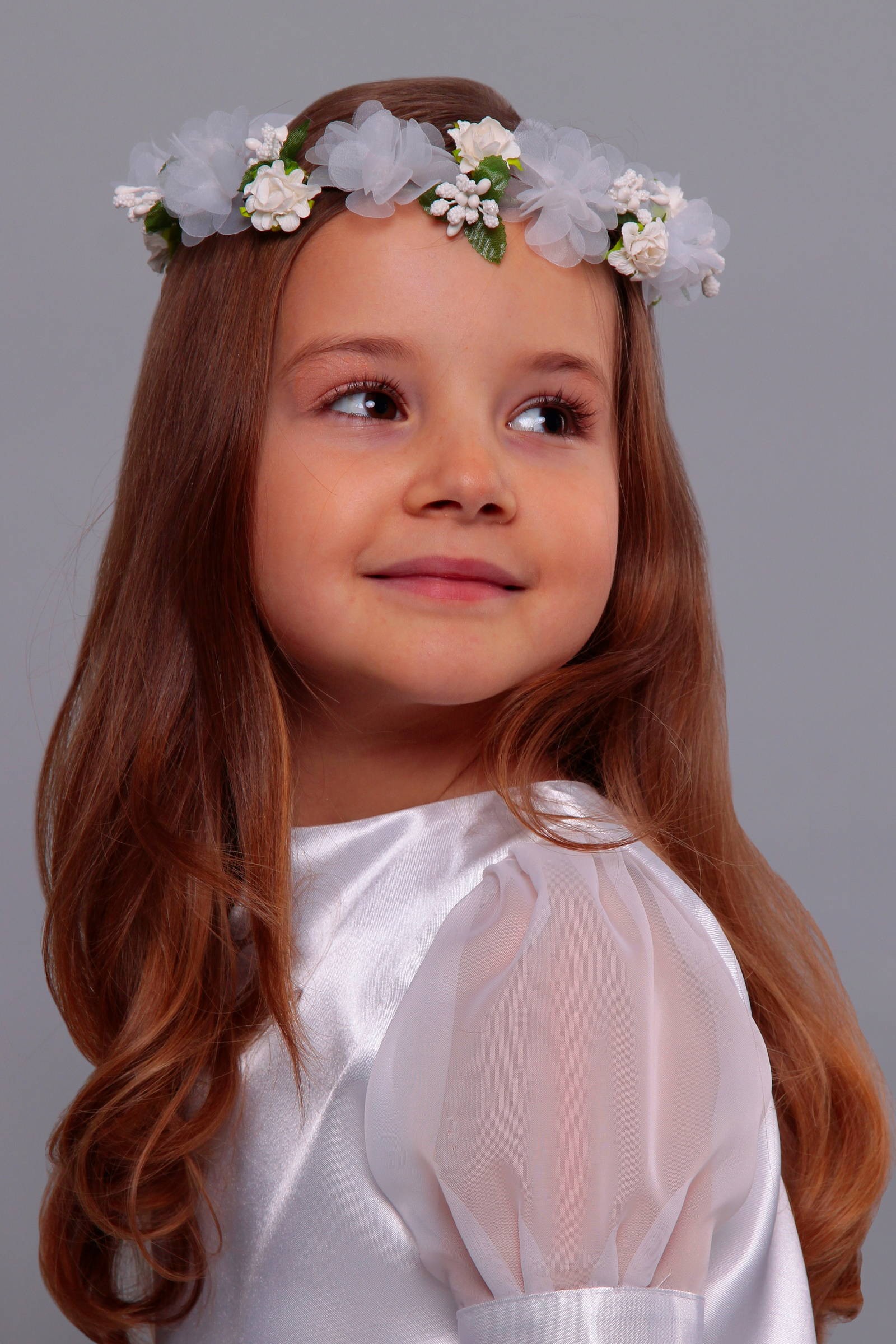 Wianek komunijny delikatny W24 - obraz 0