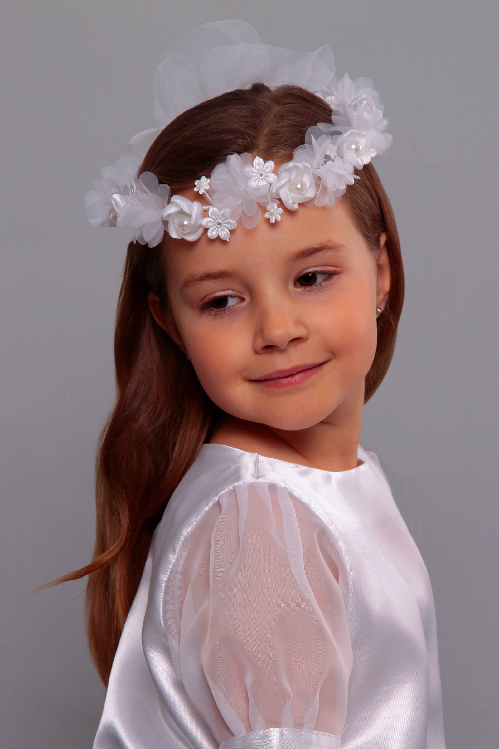 Wianek komunijny delikatny W31 - obraz 0