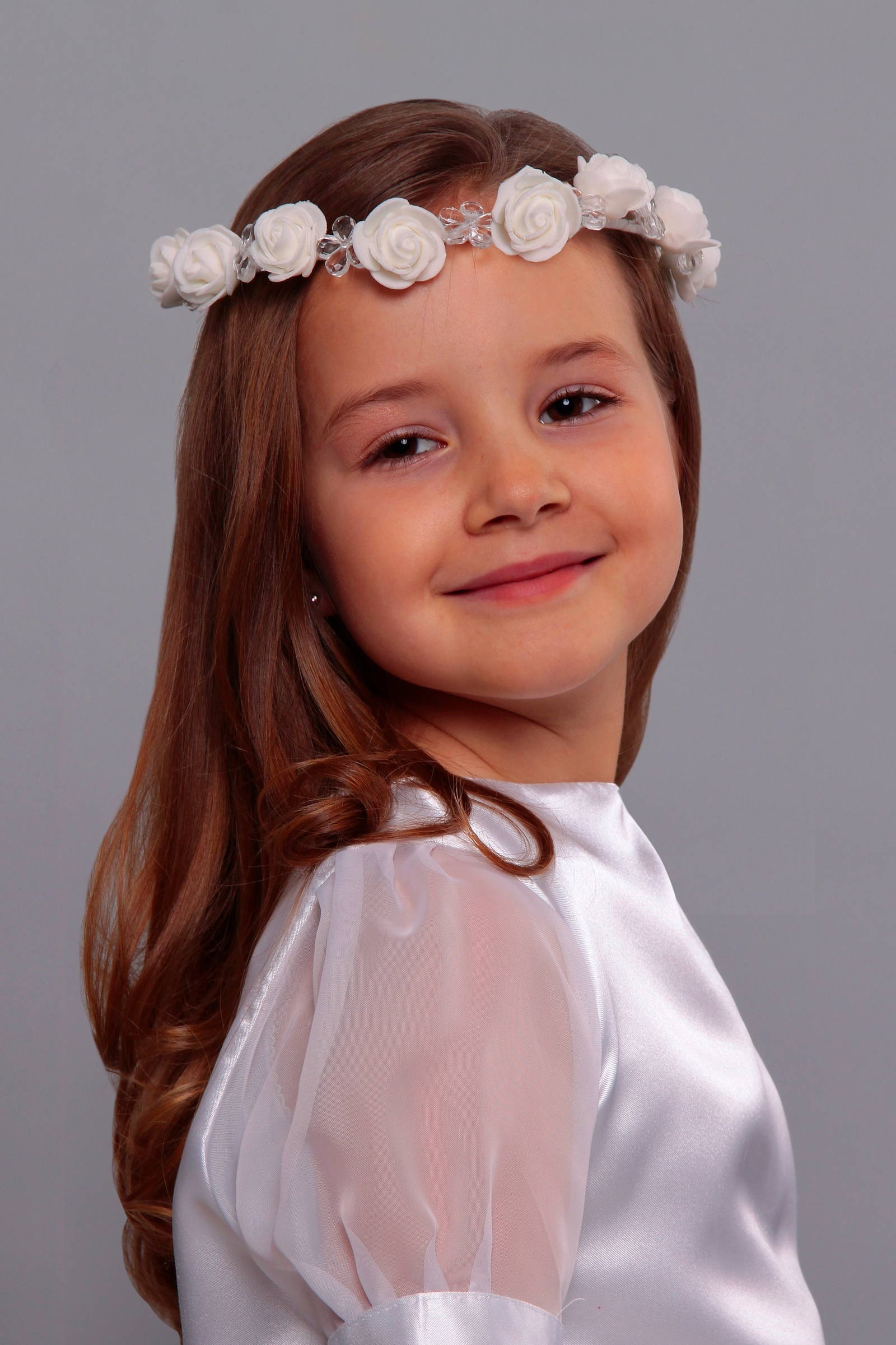 Wianek komunijny delikatny W19 - obraz 0