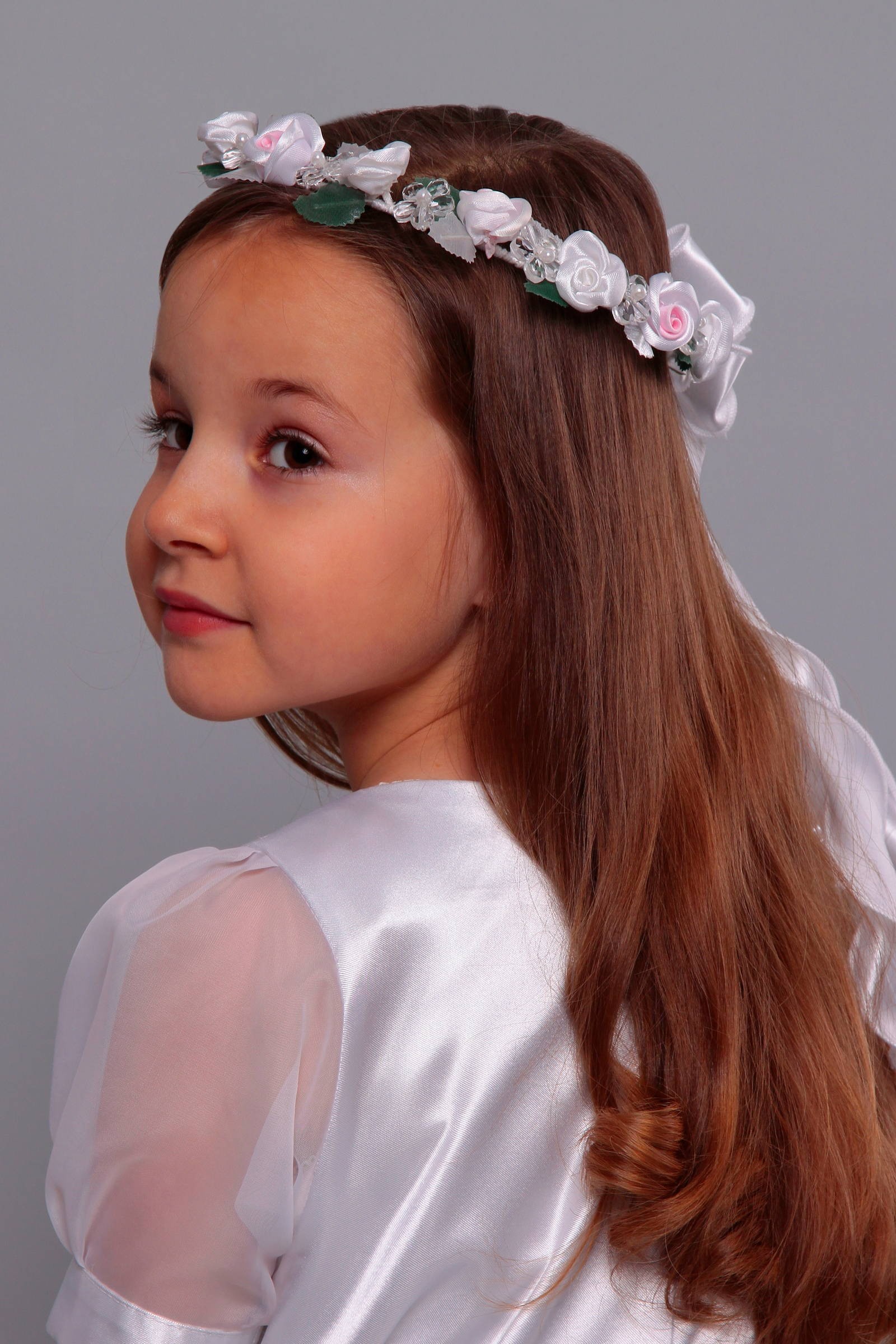 Wianek komunijny delikatny W49 - obraz 0