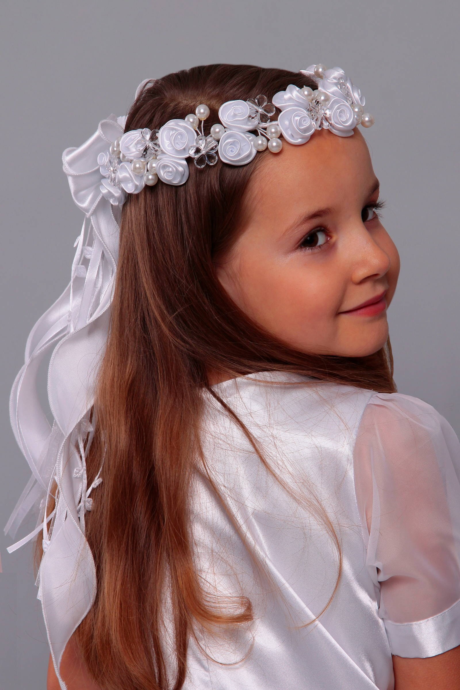 Wianek komunijny delikatny W45 - obraz 0